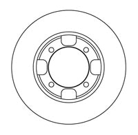 NF PARTS Тормозной диск 203005NF